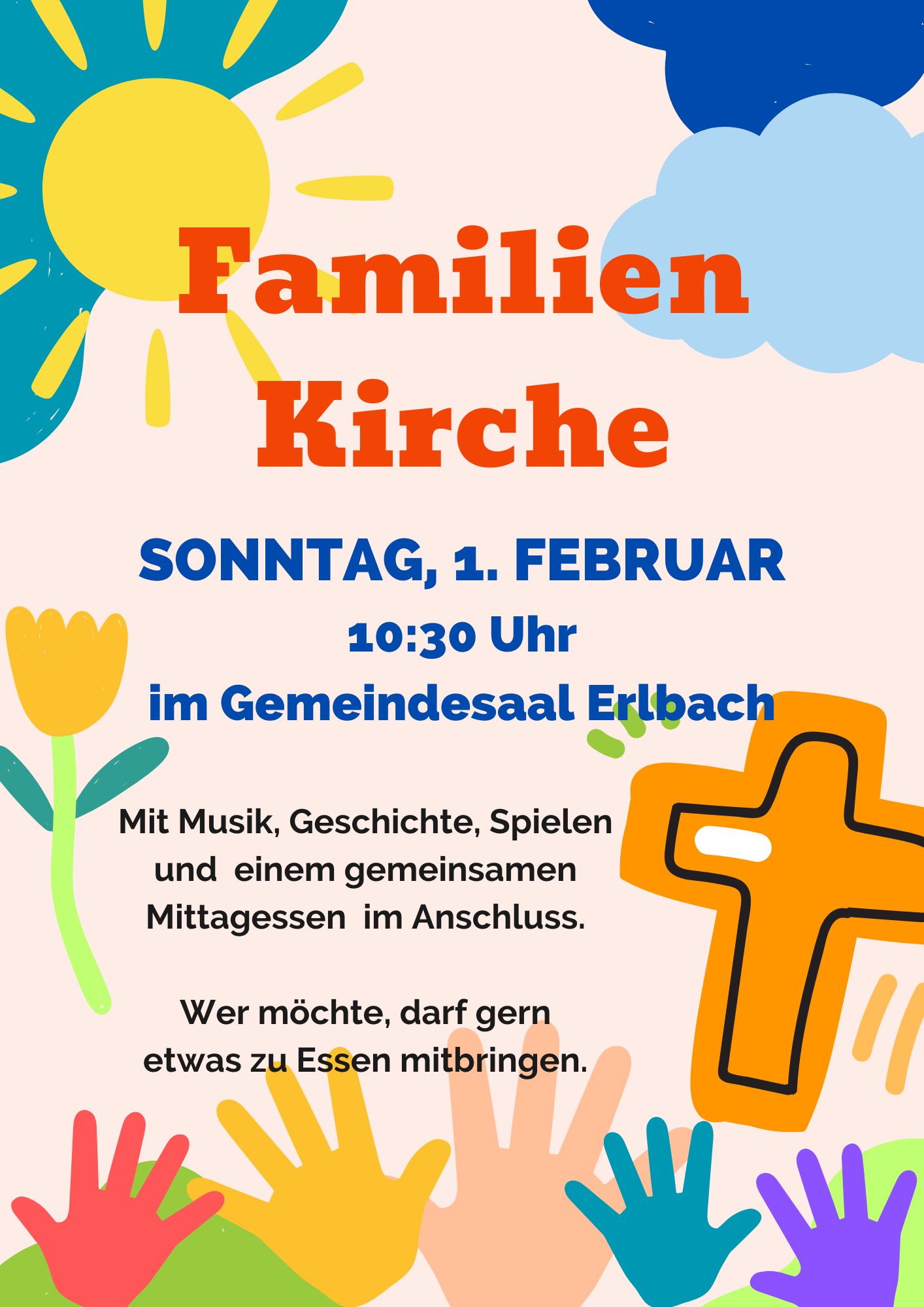 Flyer Familienkirche 1. Februar 2026
